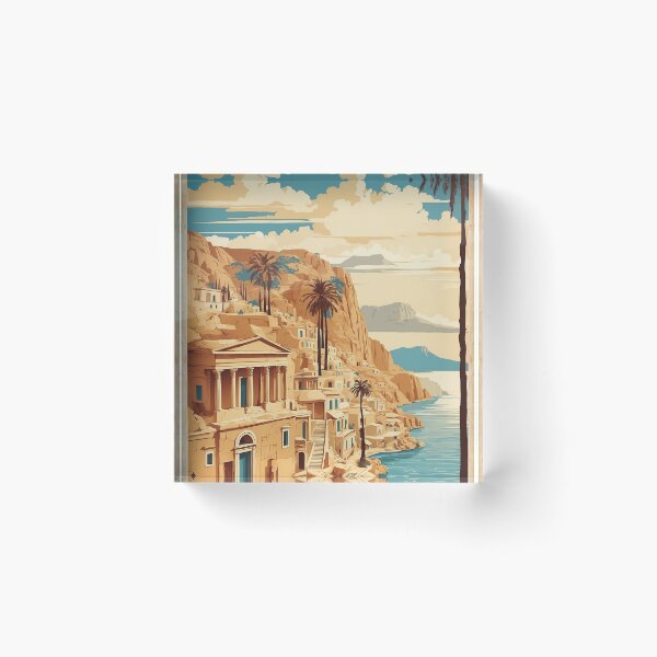 Item preview, Thebes Greece Vintage Travel Tourism  designed and sold by TravelersGems.