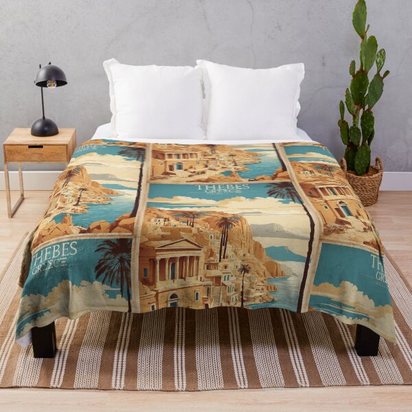 Item preview, Thebes Greece Vintage Travel Tourism  designed and sold by TravelersGems.