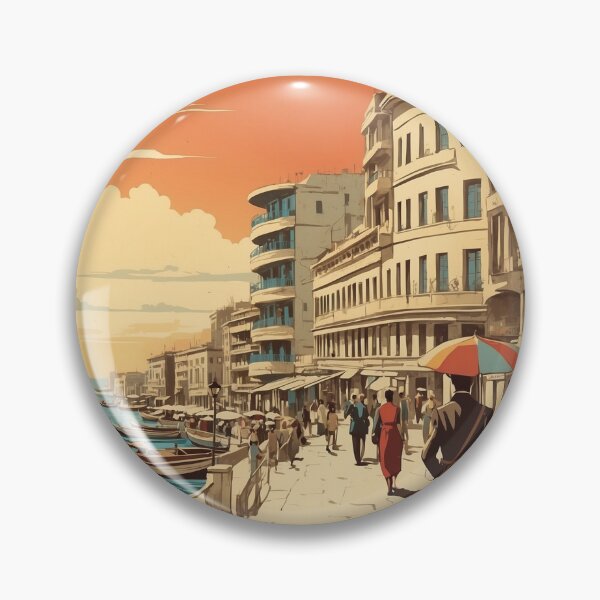 Item preview, Thessaloniki Greece Vintage Travel Tourism  designed and sold by TravelersGems.