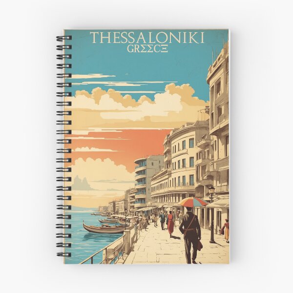 Item preview, Thessaloniki Greece Vintage Travel Tourism  designed and sold by TravelersGems.