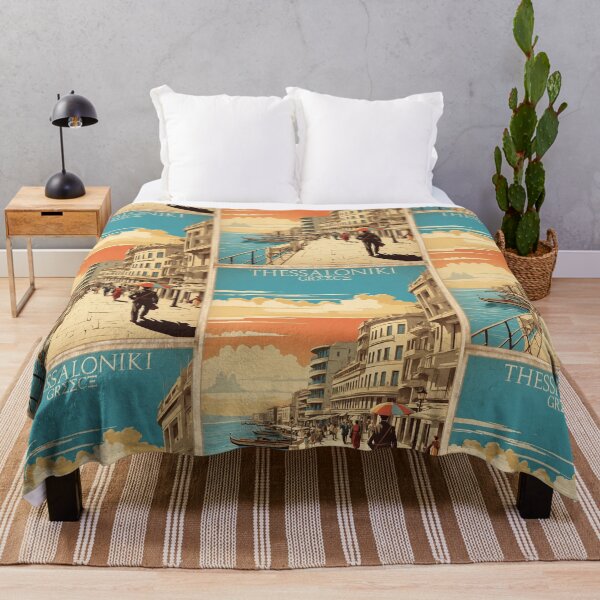 Item preview, Thessaloniki Greece Vintage Travel Tourism designed and sold by TravelersGems.