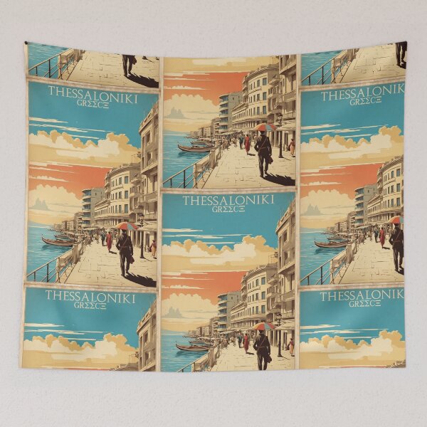 Item preview, Thessaloniki Greece Vintage Travel Tourism  designed and sold by TravelersGems.