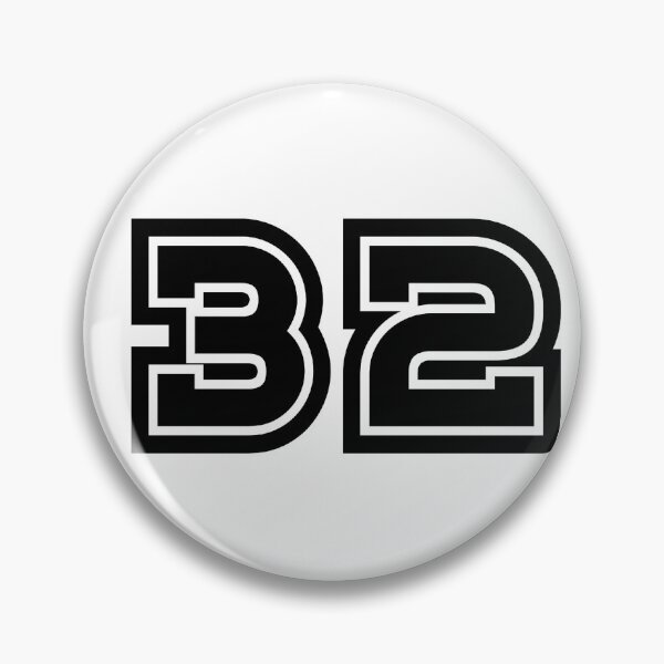 Item preview, 32, thirty-two, black, sport designed and sold by Numbers-Art.