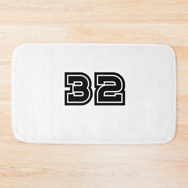 Item preview, 32, thirty-two, black, sport designed and sold by Numbers-Art.