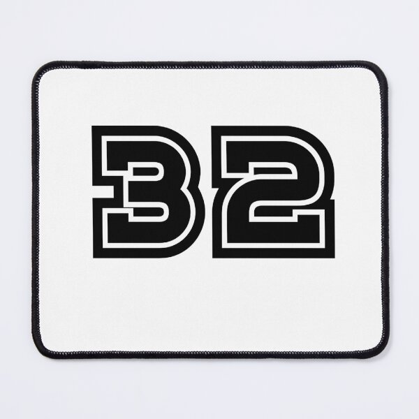 Item preview, 32, thirty-two, black, sport designed and sold by Numbers-Art.