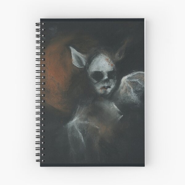 Item preview, Dark Gothic Art Black Vampire Baby Bat Creepy Cute Drawing designed and sold by Dariia Zhyrova.