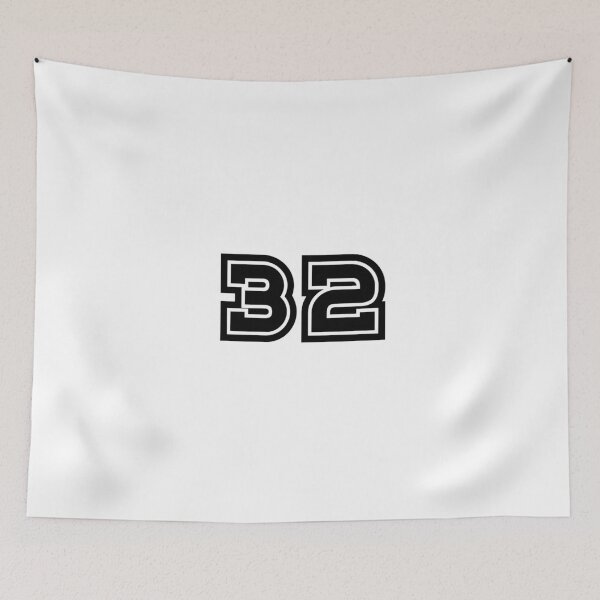 Item preview, 32, thirty-two, black, sport designed and sold by Numbers-Art.