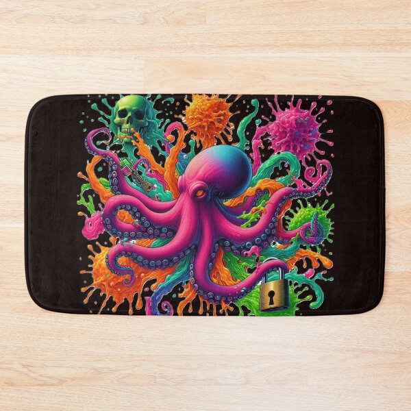 Item preview, Graphics For a T-shirt with an octopus, for teenagers designed and sold by PrinceskiKinii.
