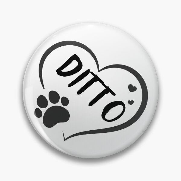 Item preview, Ditto name in a heart with a paw, great gift for dog or cat owners designed and sold by OCS1337.