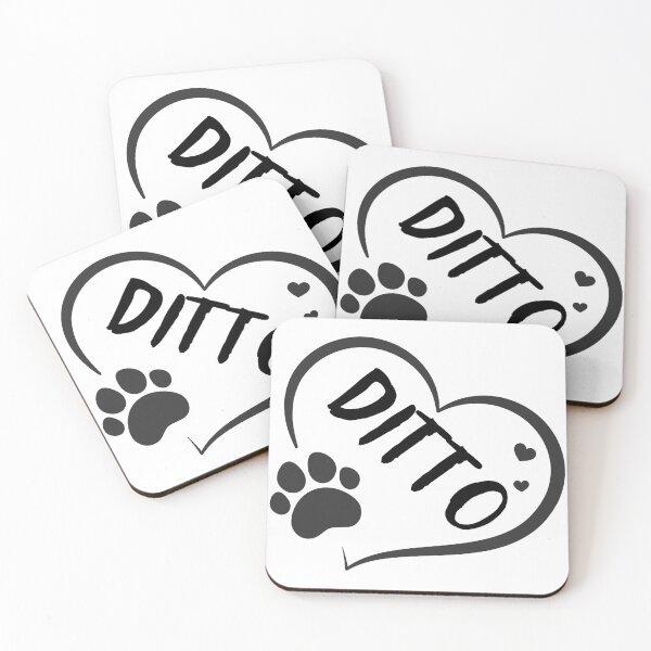 Item preview, Ditto name in a heart with a paw, great gift for dog or cat owners designed and sold by OCS1337.