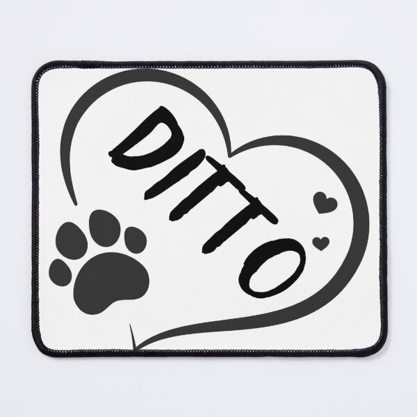 Item preview, Ditto name in a heart with a paw, great gift for dog or cat owners designed and sold by OCS1337.