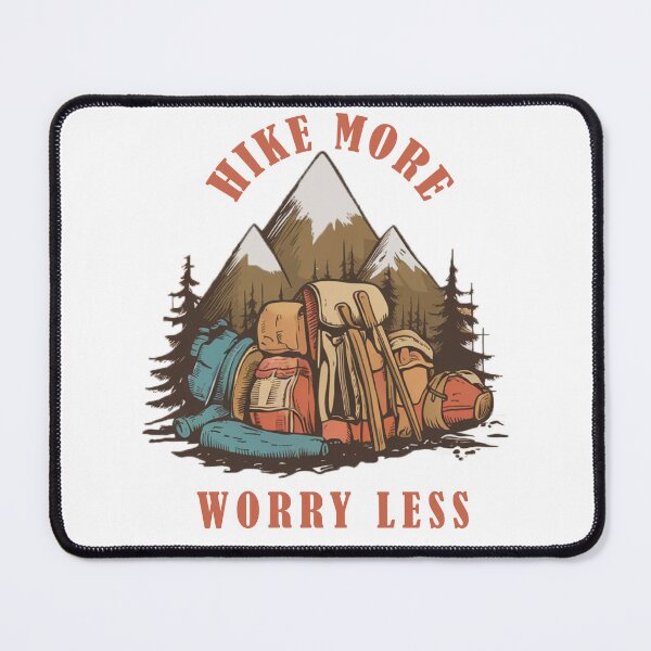 Item preview, Hike More, Worry Less  designed and sold by Alidesignart.