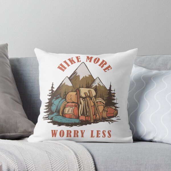 Item preview, Hike More, Worry Less  designed and sold by Alidesignart.