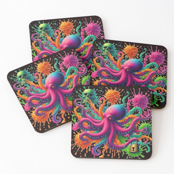 Item preview, Graphics For a T-shirt with an octopus, for teenagers designed and sold by PrinceskiKinii.