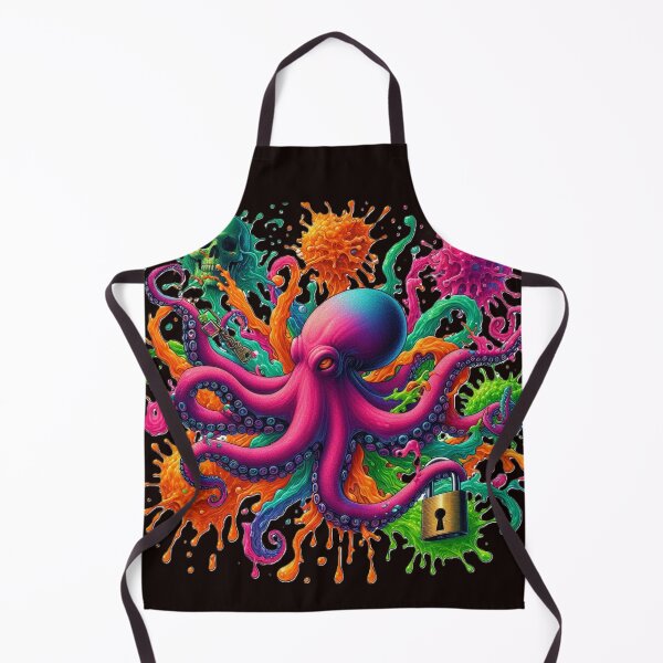 Item preview, Graphics For a T-shirt with an octopus, for teenagers designed and sold by PrinceskiKinii.