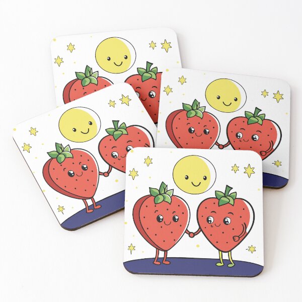 Item preview, Strawberries Sharing a Tender Momen designed and sold by omerfdln34.