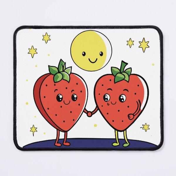 Item preview, Strawberries Sharing a Tender Momen designed and sold by omerfdln34.