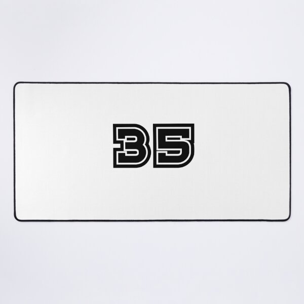 Item preview, 35, thirty-five, black, sport designed and sold by Numbers-Art.
