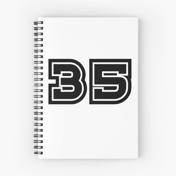 Item preview, 35, thirty-five, black, sport designed and sold by Numbers-Art.
