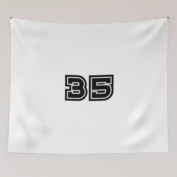 Item preview, 35, thirty-five, black, sport designed and sold by Numbers-Art.