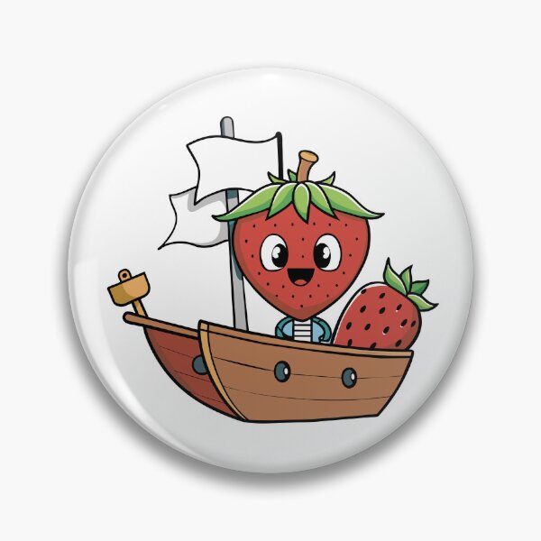 Item preview, Strawberry Pirate Sailing the High Seas designed and sold by omerfdln34.