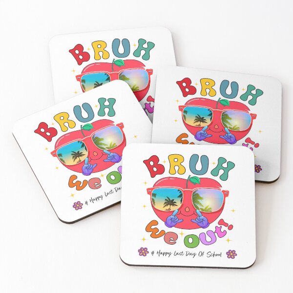 Item preview, Bruh We Out, Teachers, Happy Last Day Of School, Summer, Retro, gift idea designed and sold by PRINTED ..