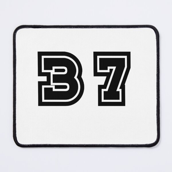 Item preview, 37, thirty-seven, black, sport designed and sold by Numbers-Art.