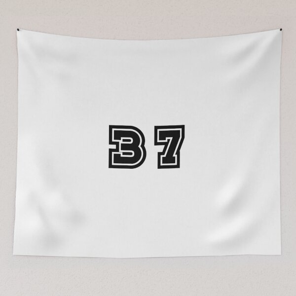 Item preview, 37, thirty-seven, black, sport designed and sold by Numbers-Art.