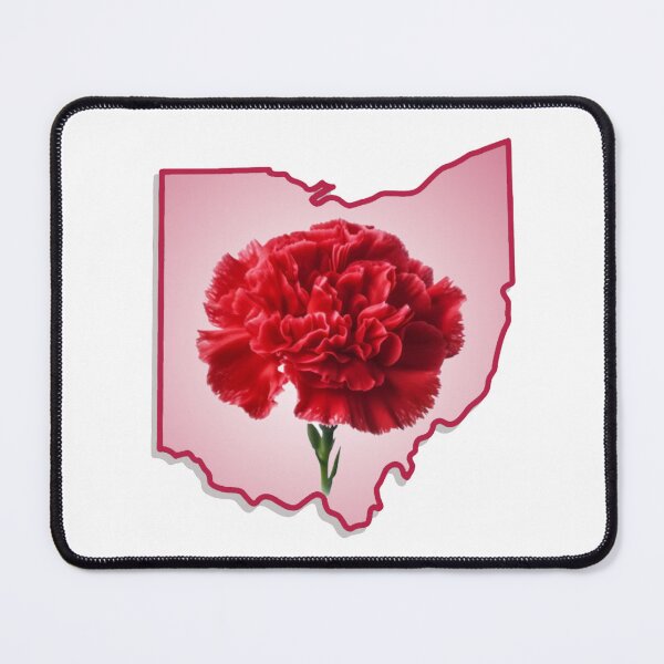 Item preview, Ohio with State Flower (Red Carnation) designed and sold by ChefOCreations.
