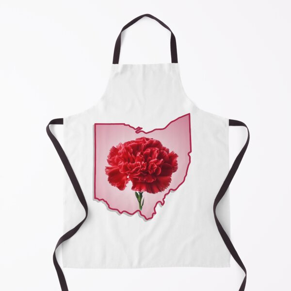 Item preview, Ohio with State Flower (Red Carnation) designed and sold by ChefOCreations.