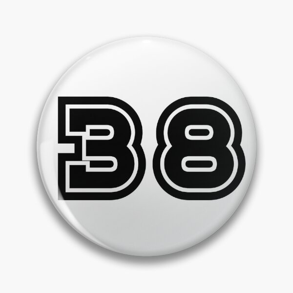 Item preview, 38, thirty-eight, black, sport designed and sold by Numbers-Art.