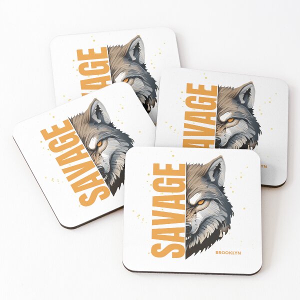 Item preview, Savage, Wolf, Brooklyn designed and sold by youssefimo.