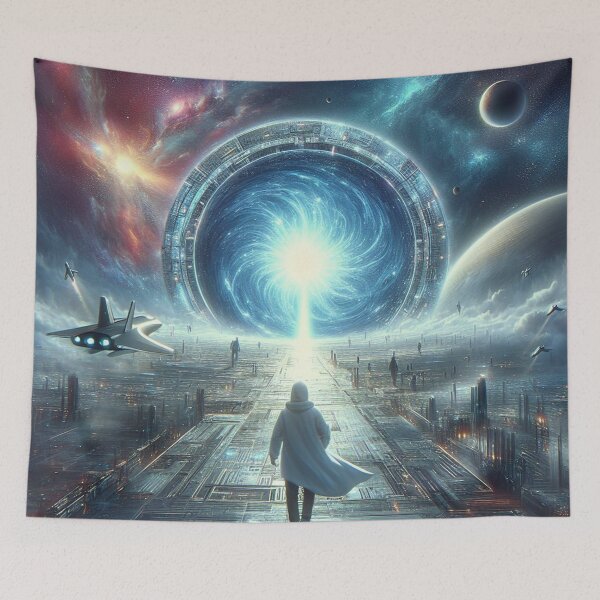 Item preview, Stargate Time Traveller Sci-fi Art designed and sold by Simplybe1.