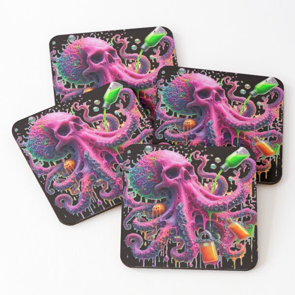 Item preview, T-shirt print, short sleeve, with an octopus, T-Shirt, for boys and girls designed and sold by PrinceskiKinii.