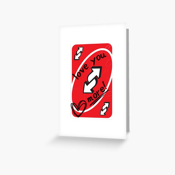 Item preview, Reverse Card - Love You More designed and sold by AstroAppa.