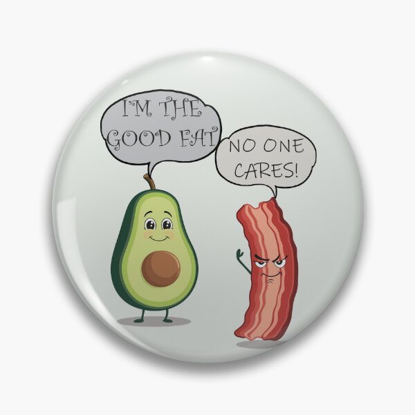 Artikelvorschau, Bacon Lover Lustiger Bacon vs Avocado Keto Sarkasmus entworfen und verkauft von Cute & Sassy Custom Gifting Boutiques.
