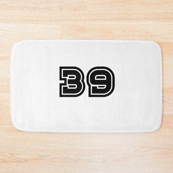 Item preview, 39, thirty-nine, black, sport designed and sold by Numbers-Art.