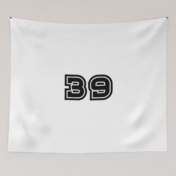 Item preview, 39, thirty-nine, black, sport designed and sold by Numbers-Art.
