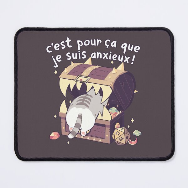 Item preview, Chat C'est pour ca que je suis anxieux! Jeux de role designed and sold by myanko.