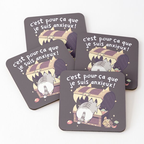 Item preview, Chat C'est pour ca que je suis anxieux! Jeux de role designed and sold by myanko.
