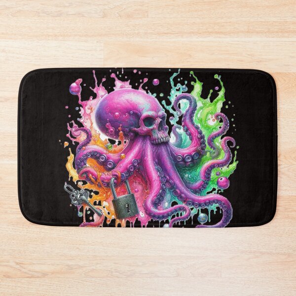 Item preview, Copy print on short sleeve t-shirt, octopus, teenagers, skull, T-shirt for boys and girls designed and sold by PrinceskiKinii.