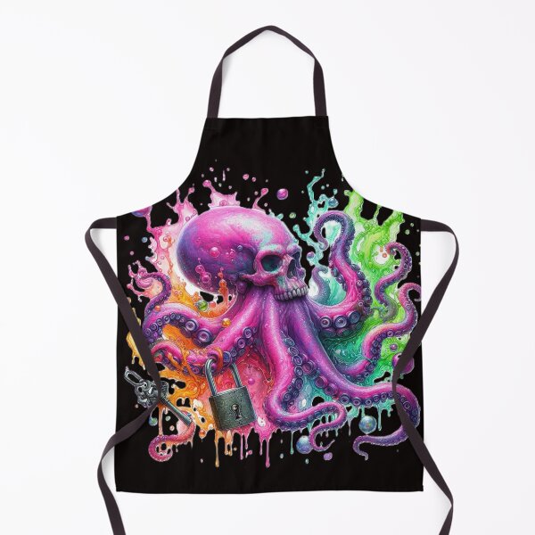Item preview, Copy print on short sleeve t-shirt, octopus, teenagers, skull, T-shirt for boys and girls designed and sold by PrinceskiKinii.