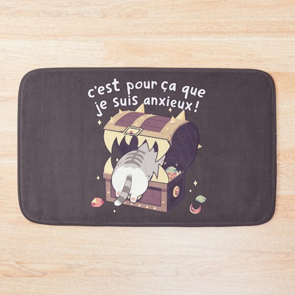 Item preview, Chat C'est pour ca que je suis anxieux! Videogames designed and sold by myanko.