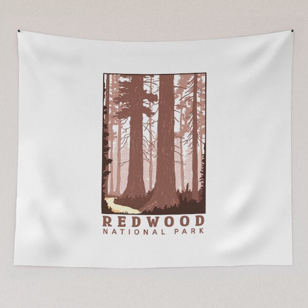 Item preview, Redwood National Park designed and sold by ethnicdrawing.