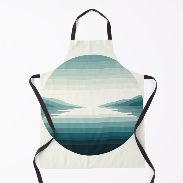 Item preview, Serene Abstract Lake Scene designed and sold by SunkenCost.