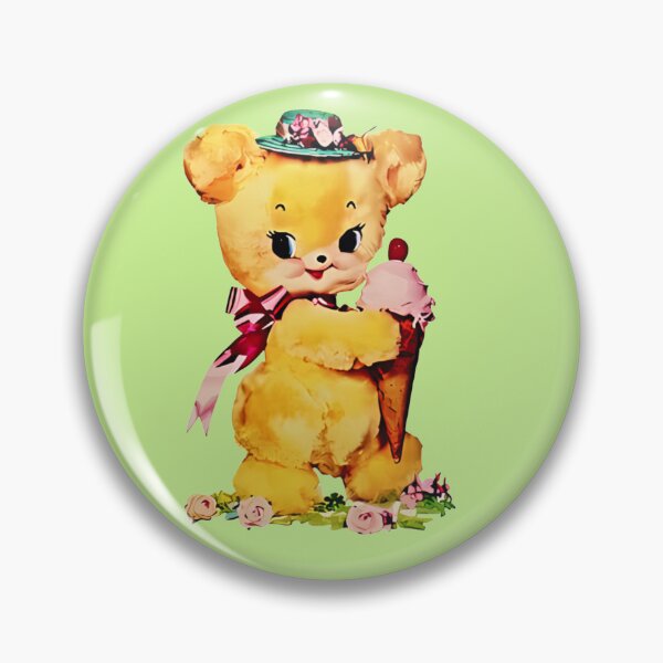 Item preview, Vintage Retro Kawaii Kitsch Bear Rushton Meyercord Decal designed and sold by knickeryknackry.