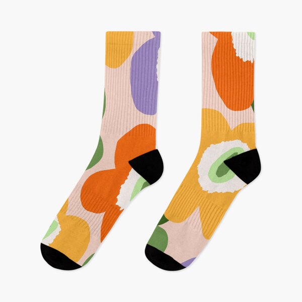 Item preview, Cool Modern Scandinavian Floral Pattern in Summer Colors designed and sold by Deutschic.