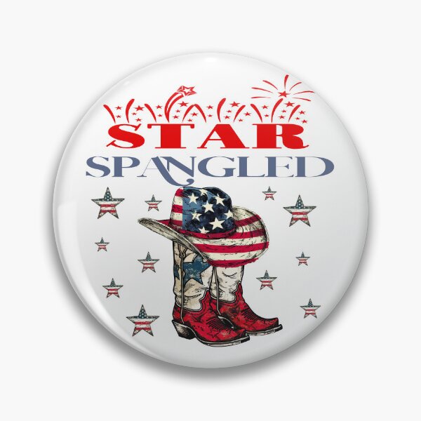 Artikelvorschau, Star Spangled Country Western 4. Juli entworfen und verkauft von Bliss Find And Design.
