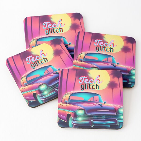 Item preview, Old Car With Neon Colors designed and sold by Lurgi-Print.