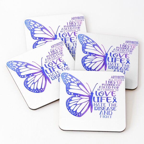 Item preview, Arthritis is a journey I NEVER planned or asked for but i choose to LIVE LIFE hate the disease and FIGHT designed and sold by KatMercerr.